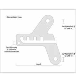 CELO Fenstersicherung ProtectFIX, PFIX 117, Set, FBS-Z152 & MFR 10-80 -Abus Lock Geschaft tuer fenstersicherung 907410 czm 1
