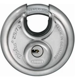 ABUS Set DISKUS Integral 141+142 Weiß + 25/70 Twins -Abus Lock Geschaft ueberfalle drahtueberfalle 1585054 czm
