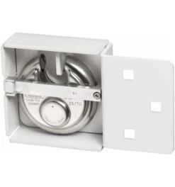 ABUS Set DISKUS Integral 141+142 Weiß + 25/70 Twins -Abus Lock Geschaft ueberfalle drahtueberfalle 1585317 czm 3