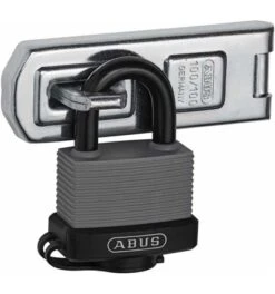 ABUS Überfalle- Und Vorhangschloss-Kombination 100/100 + 70AL/45 B/DFNLI -Abus Lock Geschaft ueberfalle drahtueberfalle 1585663 czm