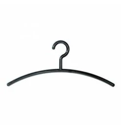 Kerkmann Kleiderbügel 6004 Kunststoff Schwarz 5 St./Pack.