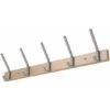 Wandgarderobe Holzprofil Buche 9 Hut-/9 Mantelh.L.1300mm Hakenabstand 150mm -Abus Lock Geschaft weitere moebelzierbeschlaege 1532212 czm 1