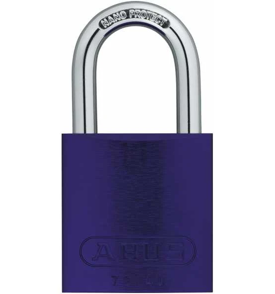 ABUS Vorhangschloss Aluminium 72/40 Lila TT04072 3 ABUS Vorhangschloss Aluminium 72/40 Lila TT04072
