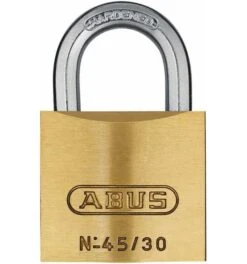 ABUS Vorhangschloss Messing 45/30 Quad-Pack B/SB