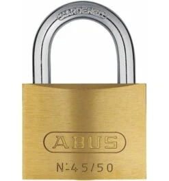 ABUS Vorhangschloss Messing 45/50 Vs. Je 5 Schlüssel