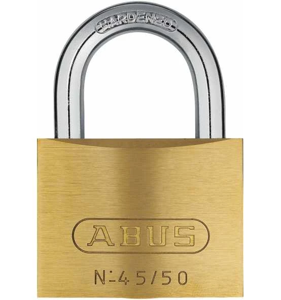 ABUS Vorhangschloss Messing 45/50 Vs. Je 5 Schlüssel 3 ABUS Vorhangschloss Messing 45/50 Vs. Je 5 Schlüssel