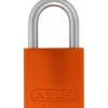 ABUS Vorhangschloss Aluminium 72LL/40 Orange Vs. Lock-Tag -Abus Lock Geschaft weitere 1584579 czm