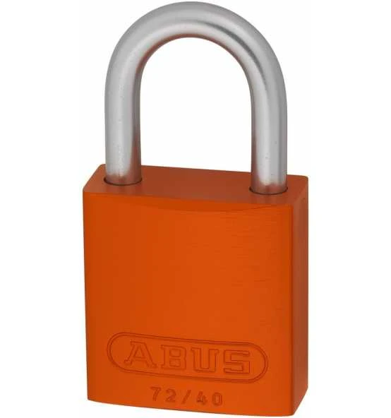 ABUS Vorhangschloss Aluminium 72LL/40 Orange Vs. Lock-Tag 5 ABUS Vorhangschloss Aluminium 72LL/40 Orange Vs. Lock-Tag – Bild 3