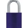 ABUS Vorhangschloss Aluminium 72/40 Lila Vs. Lock-Tag