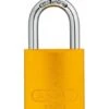 ABUS Vorhangschloss Aluminium 72/40 Gelb Gl.