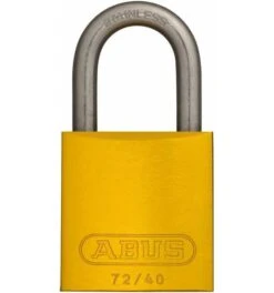 ABUS Vorhangschloss Aluminium 72IB/40 Gelb Gl.