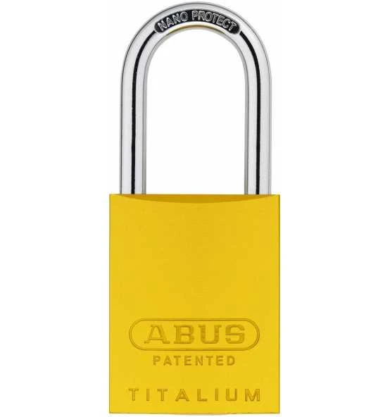 ABUS Vorhangschloss Service 83AL/40 Gelb Vs. 3 ABUS Vorhangschloss Service 83AL/40 Gelb Vs.