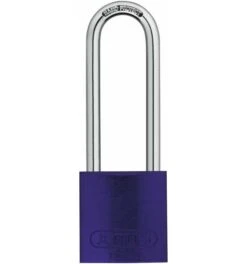 ABUS Vorhangschloss Aluminium 72/40HB40 Lila Code Gl. Lt. Muster
