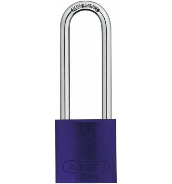 ABUS Vorhangschloss Aluminium 72/40HB40 Lila Code Gl. Lt. Muster 3 ABUS Vorhangschloss Aluminium 72/40HB40 Lila Code Gl. Lt. Muster
