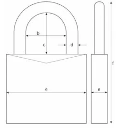 ABUS Zahlenschloss 165/30 Lock-Tag -Abus Lock Geschaft weitere 330271 czm