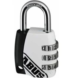 ABUS Zahlenschloss 155/30 Weiß B/DFNLIESPP -Abus Lock Geschaft zahlenschloesser 1585402 czm