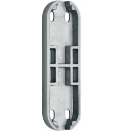 DENI Untersatz Zu Türtreibr.Vario F.aufliegende Stangen Silber Elox.