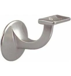 DENI Geländerstütze Mit Gew.M8 Flache Aufl. Edelst.matt