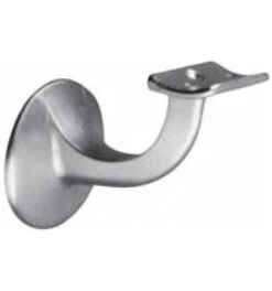 DENI Geländerstütze Mit Gew.M8 Gew.Auflage Edelst.matt