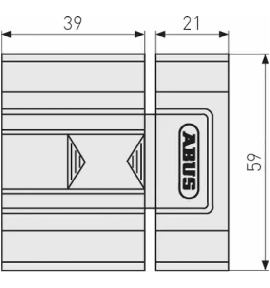 ABUS Tür-Zusatzschloss SR30 W 5 ABUS Tür-Zusatzschloss SR30 W – Bild 3